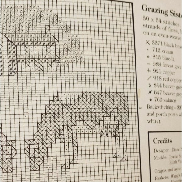 Hickory Hollow's Cows Cross Stitch Leaflet Farm Co - Picture 8 of 9